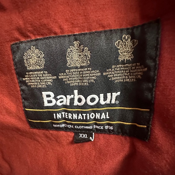 Barbour International Dion Casual Jacket- men’s clay red, XXL NWT - Picture 7 of 11